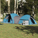 Cort camping pentru 5 persoane, albastru, impermeabil - WALTI WALTI
