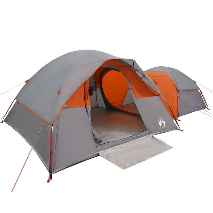 Cort de camping pentru 5 persoane, gri/portocaliu, impermeabil - WALTI WALTI
