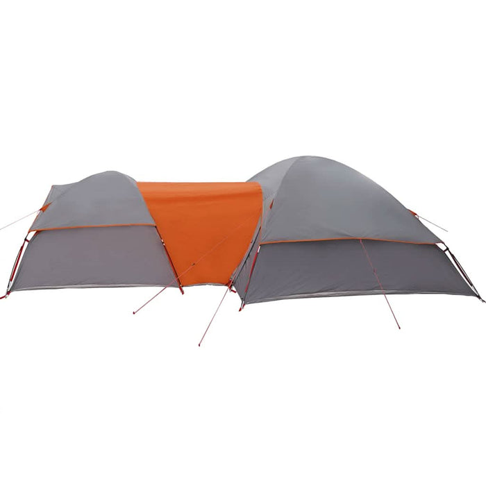 Cort de camping pentru 5 persoane, gri/portocaliu, impermeabil - WALTI WALTI