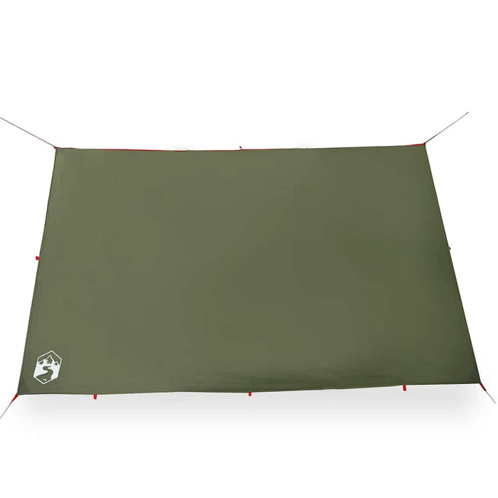 Prelată de camping, verde măsliniu, 306x306 cm, impermeabilă - WALTI WALTI
