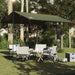 Prelată de camping, verde măsliniu, 306x306 cm, impermeabilă - WALTI WALTI