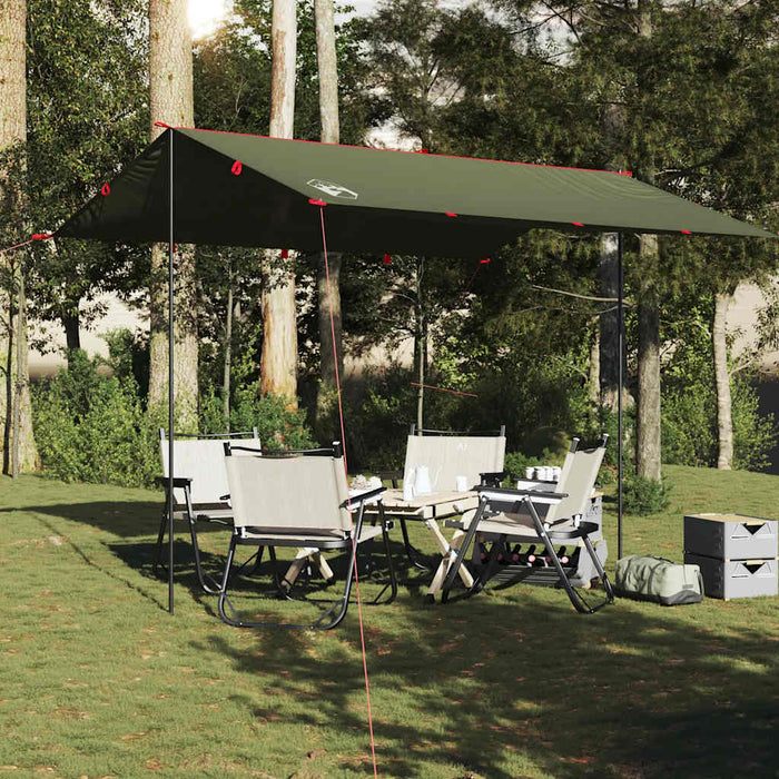 Prelată de camping, verde măsliniu, 366x306 cm, impermeabilă WALTI