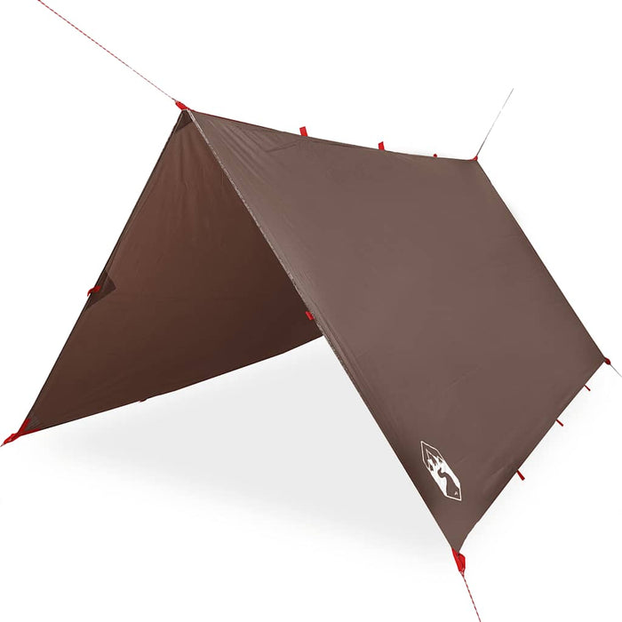 Prelată de camping, maro, 366x306 cm, impermeabilă - WALTI WALTI