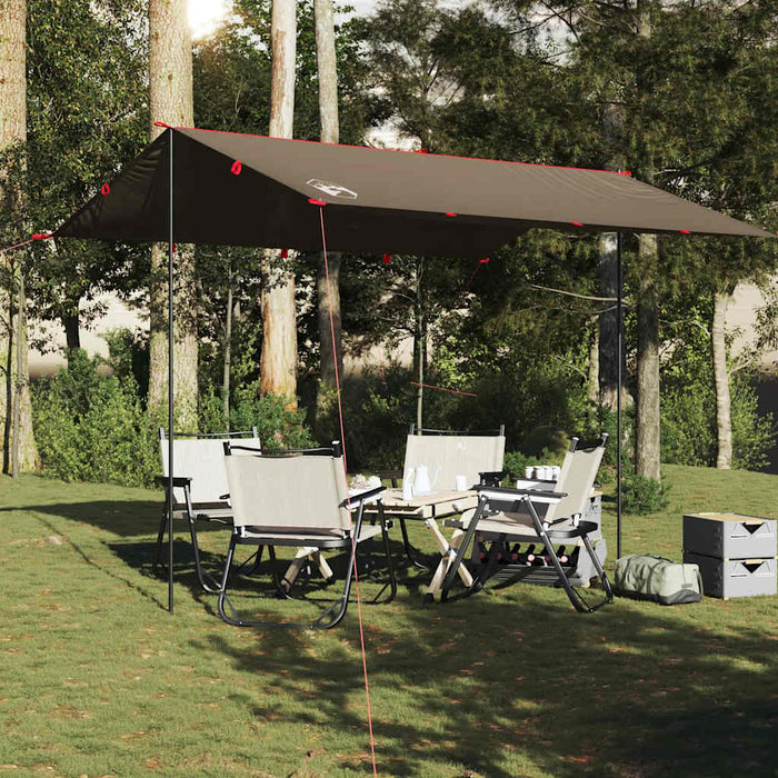 Prelată de camping, maro, 366x306 cm, impermeabilă - WALTI WALTI