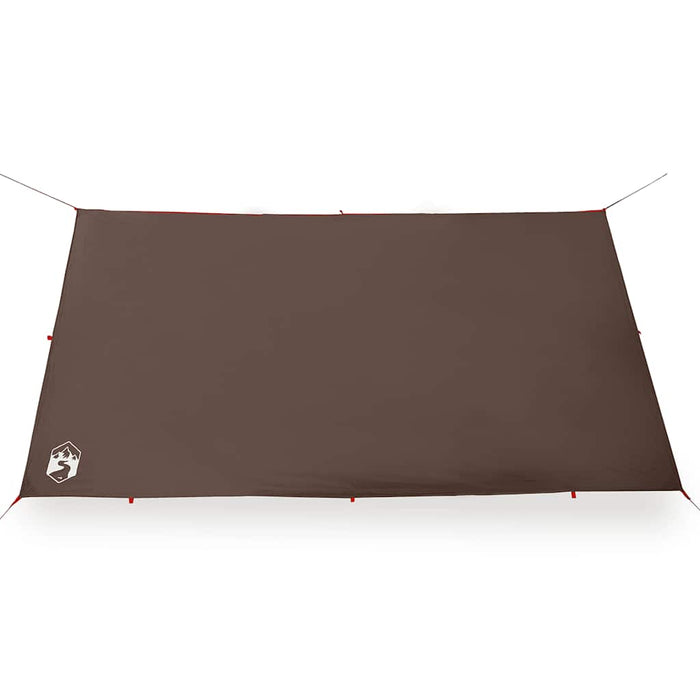 Prelată de camping, maro, 366x306 cm, impermeabilă - WALTI WALTI