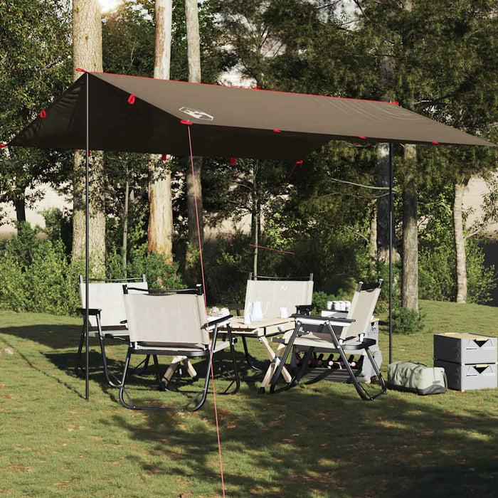 Prelată de camping, maro, 366x306 cm, impermeabilă - WALTI WALTI