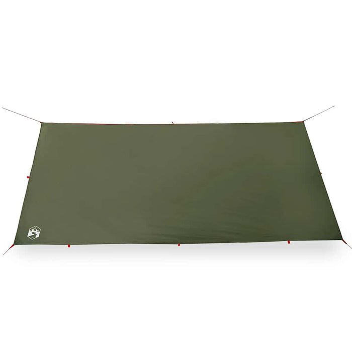 Prelată de camping, verde măsliniu, 406x306 cm, impermeabilă - WALTI WALTI
