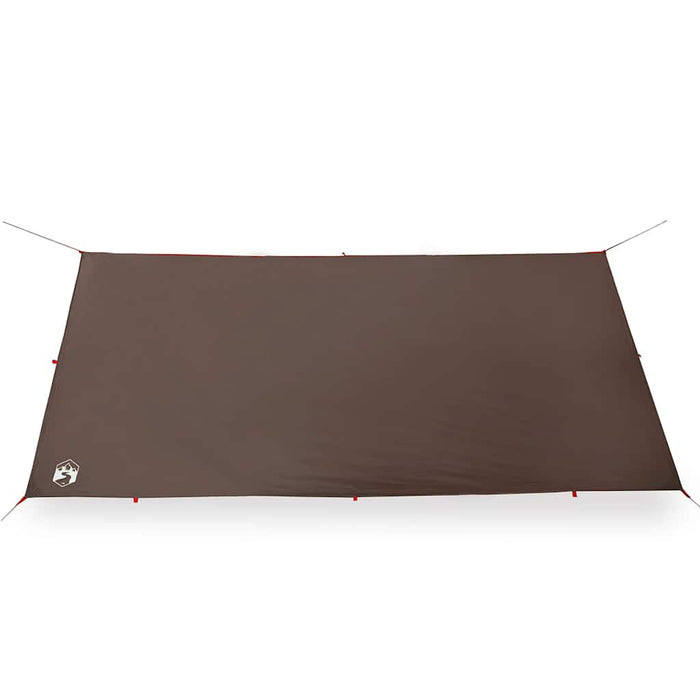Prelată de camping, maro, 406x306 cm, impermeabilă - WALTI WALTI