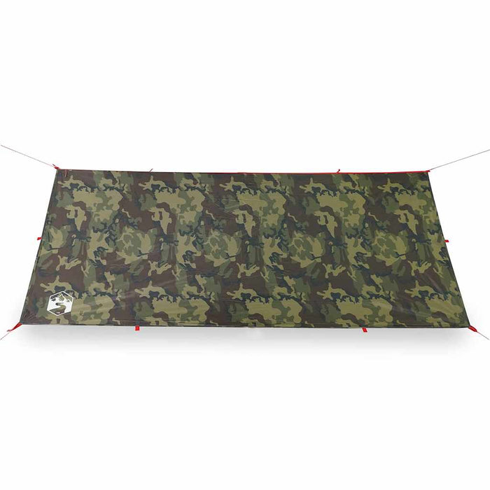 Prelată de camping, camuflaj, 406x306 cm, impermeabilă WALTI