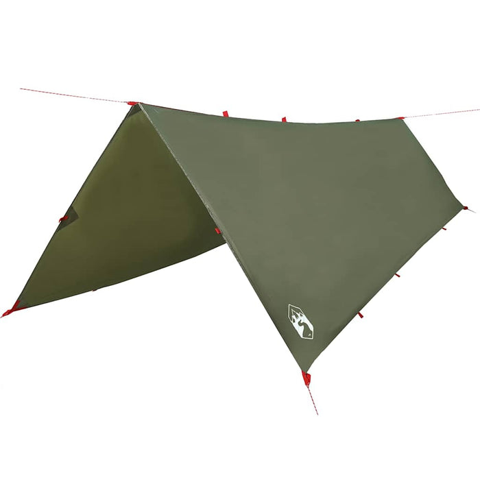 Prelată de camping, verde măsliniu, 506x306 cm, impermeabilă - WALTI WALTI