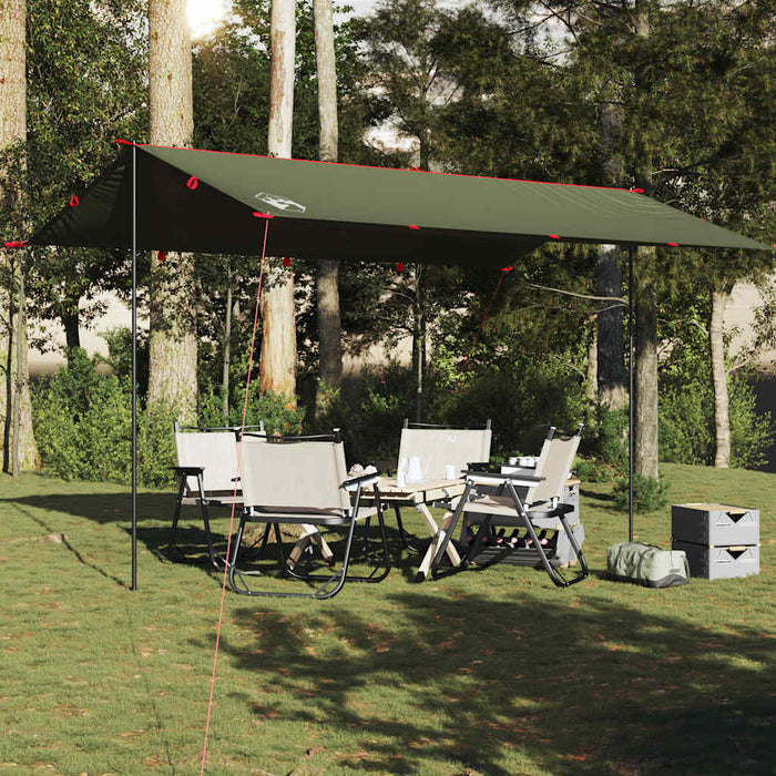 Prelată de camping, verde măsliniu, 506x306 cm, impermeabilă - WALTI WALTI