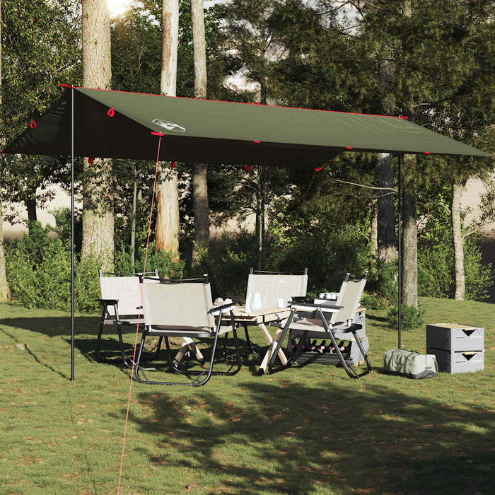 Prelată de camping, verde măsliniu, 506x306 cm, impermeabilă - WALTI WALTI