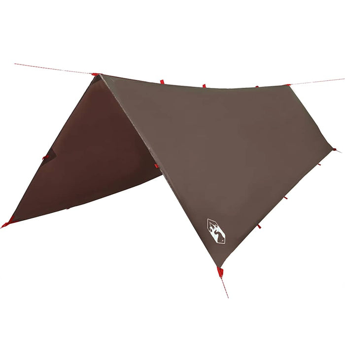 Prelată de camping, maro, 506x306 cm, impermeabilă - WALTI WALTI