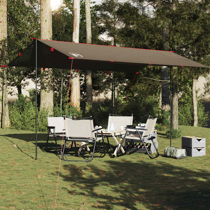 Prelată de camping, maro, 506x306 cm, impermeabilă - WALTI WALTI