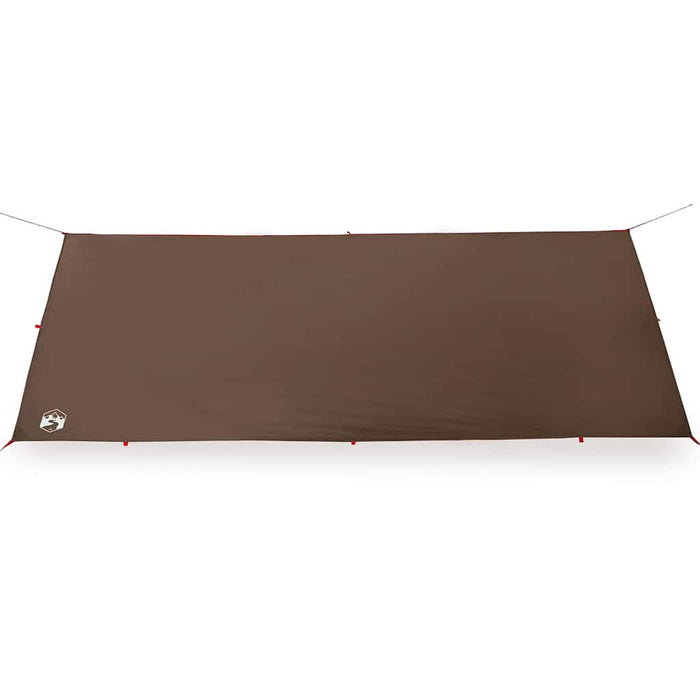 Prelată de camping, maro, 506x306 cm, impermeabilă - WALTI WALTI