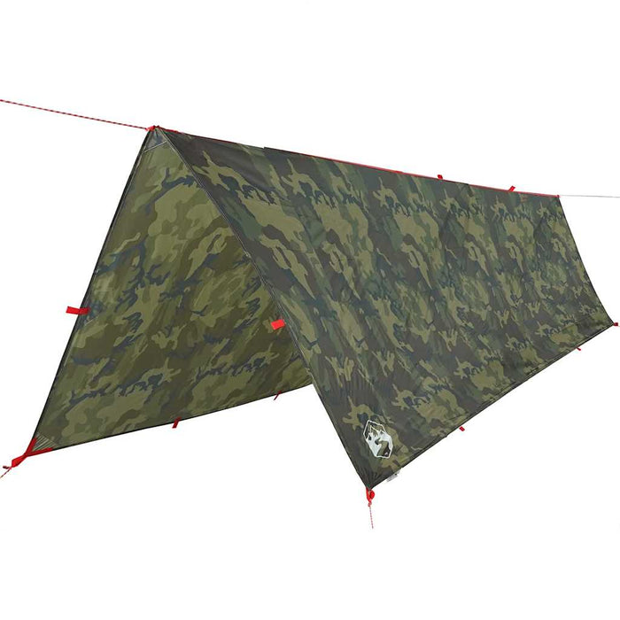 Prelată de camping, camuflaj, 506x306 cm, impermeabilă - WALTI WALTI