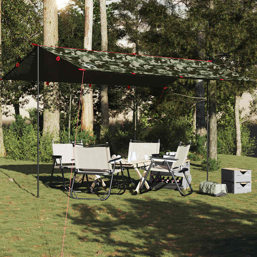Prelată de camping, camuflaj, 506x306 cm, impermeabilă - WALTI WALTI
