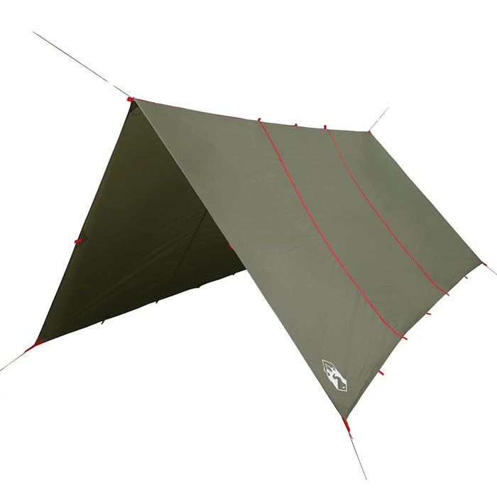 Prelată de camping, verde măsliniu, 451x420 cm, impermeabilă WALTI