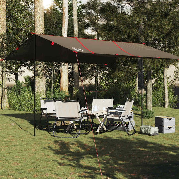 Prelată de camping, maro, 451x420 cm, impermeabilă - WALTI WALTI