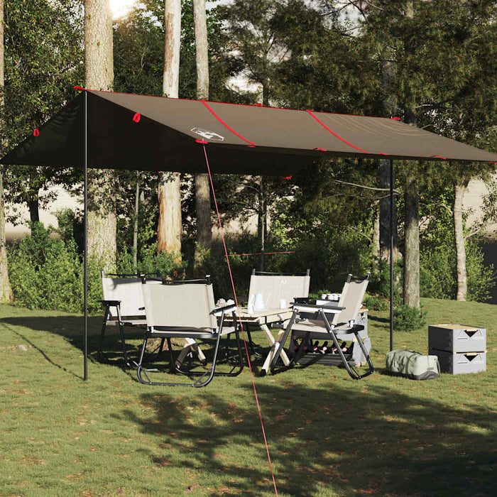 Prelată de camping, maro, 451x420 cm, impermeabilă - WALTI WALTI