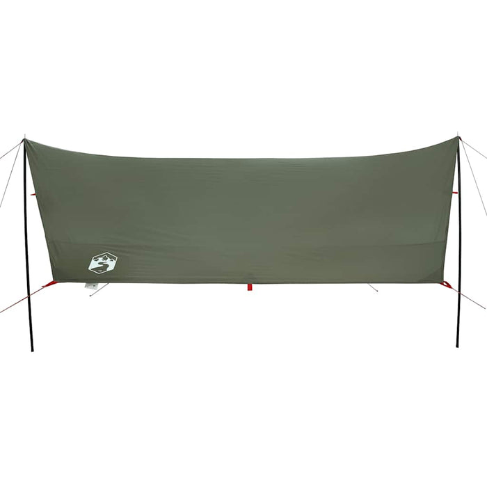 Prelată de camping verde măsliniu, 438x376x212 cm, impermeabilă - WALTI WALTI