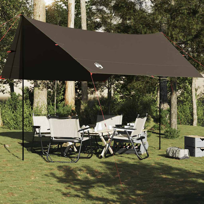 Prelată de camping, maro, 438x376x212 cm, impermeabilă - WALTI WALTI