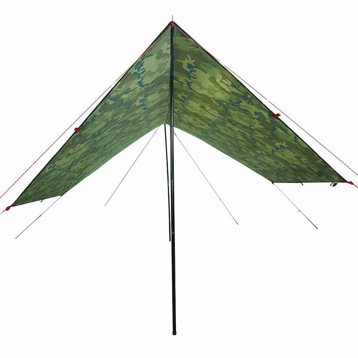 Prelată de camping, camuflaj, 438x376x212 cm, impermeabilă - WALTI WALTI