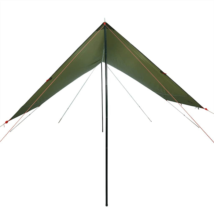 Prelată de camping verde măsliniu, 462x306x211 cm, impermeabilă - WALTI WALTI