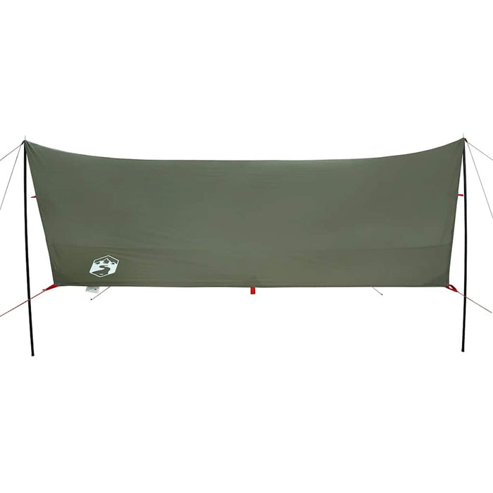 Prelată de camping verde măsliniu, 462x306x211 cm, impermeabilă - WALTI WALTI