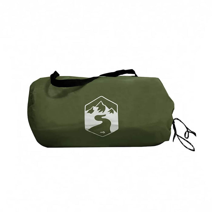 Prelată de camping verde măsliniu, 462x306x211 cm, impermeabilă - WALTI WALTI