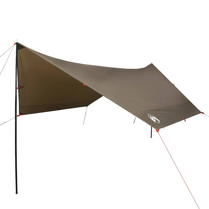 Prelată de camping, maro, 462x306x211 cm, impermeabilă - WALTI WALTI