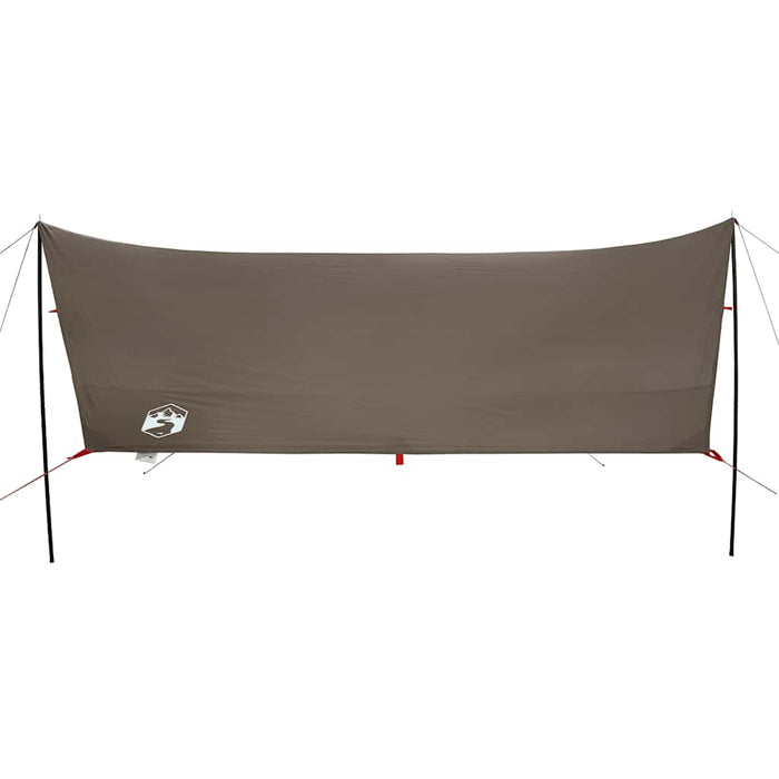 Prelată de camping, maro, 462x306x211 cm, impermeabilă - WALTI WALTI