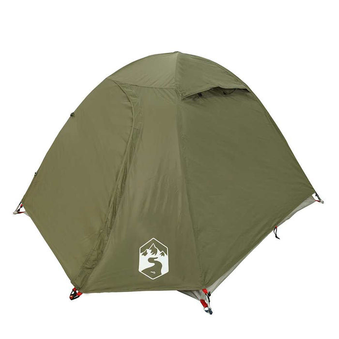 Cort camping cupolă 2 persoane verde măsliniu impermeabil - WALTI WALTI