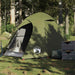 Cort camping cupolă 2 persoane verde măsliniu impermeabil - WALTI WALTI