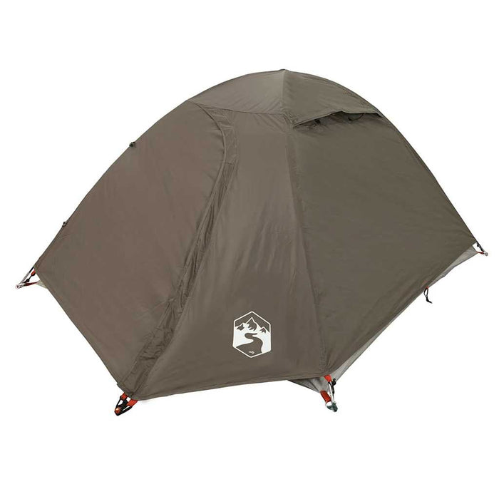 Cort de camping cupolă pentru 2 persoane, maro, impermeabil - WALTI WALTI