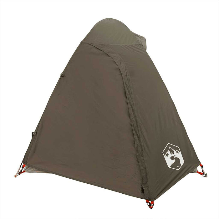 Cort de camping cupolă pentru 2 persoane, maro, impermeabil - WALTI WALTI