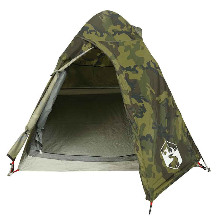 Cort de camping cupolă pentru 2 persoane, camuflaj, impermeabil - WALTI WALTI
