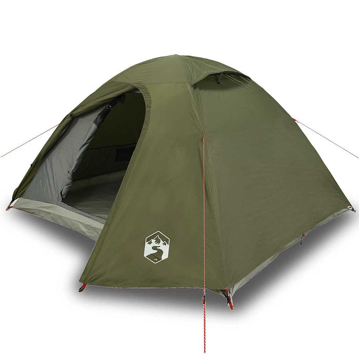Cort camping cupolă 3 persoane verde măsliniu impermeabil - WALTI WALTI