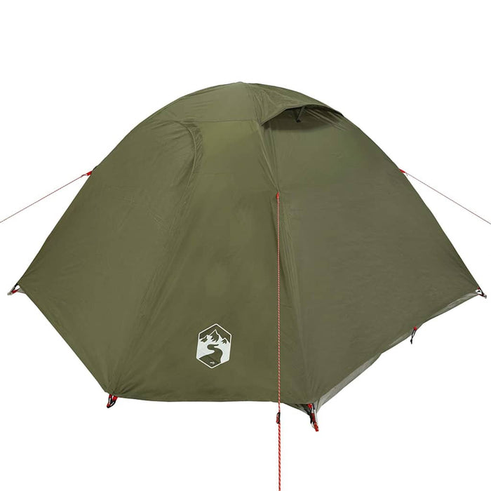 Cort camping cupolă 3 persoane verde măsliniu impermeabil - WALTI WALTI