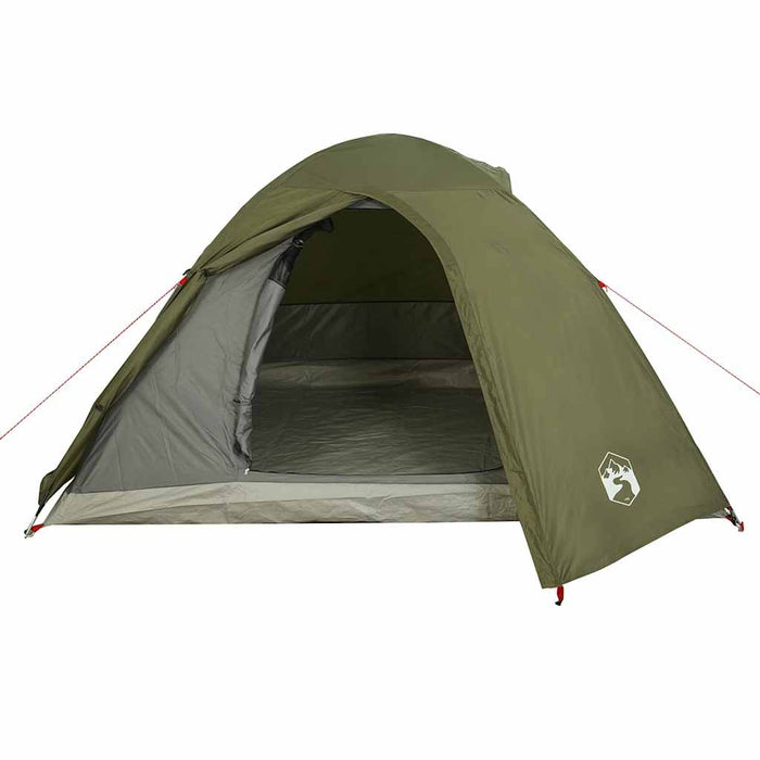 Cort camping cupolă 3 persoane verde măsliniu impermeabil - WALTI WALTI