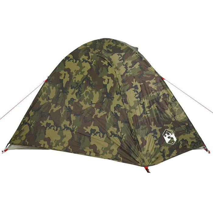 Cort de camping cupolă pentru 3 persoane, camuflaj, impermeabil - WALTI WALTI