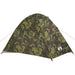 Cort de camping cupolă pentru 3 persoane, camuflaj, impermeabil - WALTI WALTI