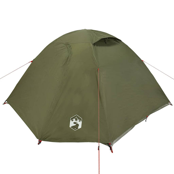 Cort camping cupolă 4 persoane verde măsliniu impermeabil - WALTI WALTI