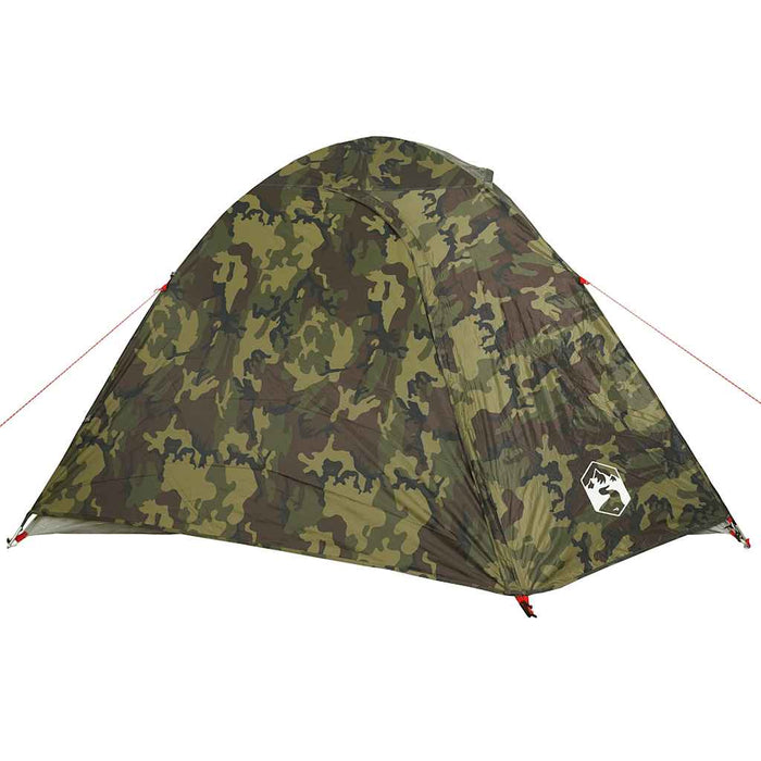Cort de camping cupolă pentru 4 persoane, camuflaj, impermeabil - WALTI WALTI