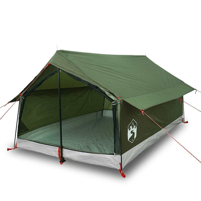 Cort de camping pentru 2 persoane, verde măsliniu, impermeabil - WALTI WALTI