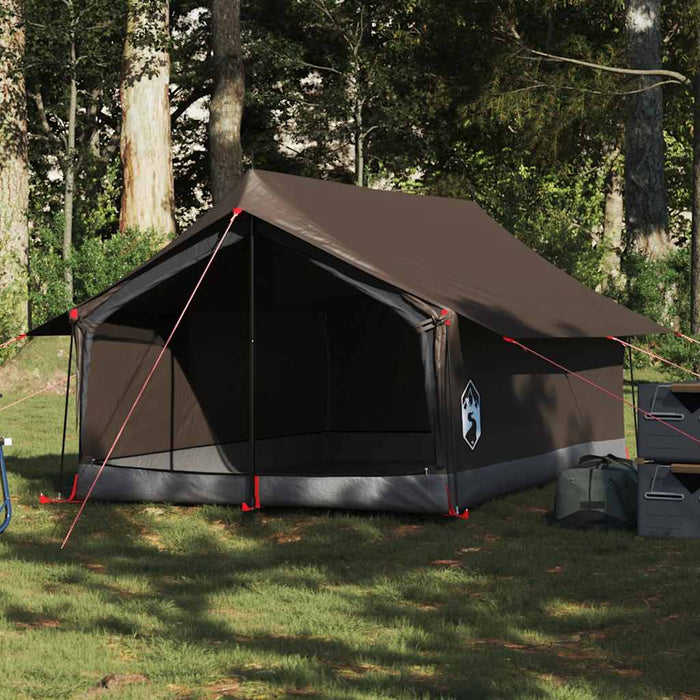 Cort de camping pentru 2 persoane, maro, impermeabil - WALTI WALTI