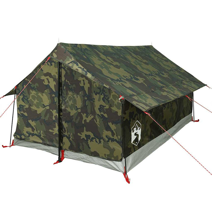 Cort camping pentru 2 persoane, camuflaj, impermeabil - WALTI WALTI