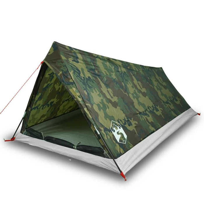 Cort camping pentru 2 persoane, camuflaj, impermeabil - WALTI WALTI