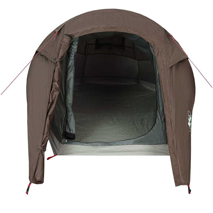 Cort de camping tunel pentru 3 persoane, maro, impermeabil - WALTI WALTI