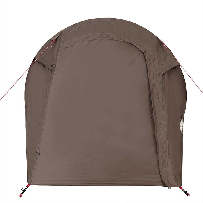 Cort de camping tunel pentru 3 persoane, maro, impermeabil - WALTI WALTI